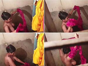 Indian Geeta bhabhi cheating husband by ex boyfriend in bathroom